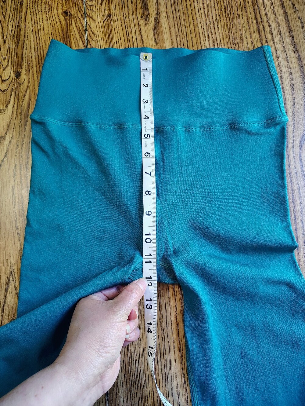 NWT Fabletics High Waisted Sculpt Knit Performance Classic Legging Green sz L. - Picture 10 of 14